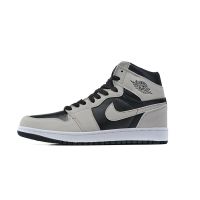 2023 2023 Original New design Ready stock J 1 A J 1 High OG "Shadow 2.0" (GS) black grey panda575441-035