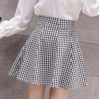 [ Delivery from Bangkok] 2023 new high-waist slim short skirt plaid skirt female autumn new slim a-line skirt all-match umbrella skirt กระโปรงพัฟเกาหลี ข้อเสนอพิเศษ MO_548