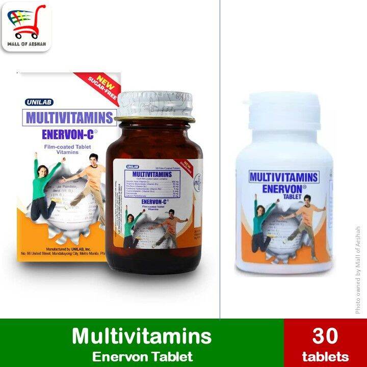 Product Of Unilab Multivitamins Enervon C 30 Tablets Lazada Ph 5123