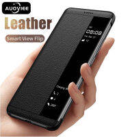 AUOVIEE เคสโทรศัพท์มือถือแบบพับหน้าต่างสมาร์ทวิวสำหรับ Samsung Galaxy S22 S23 S20 S21พิเศษ FE S9 S8 S10Plus S7ขอบเคสป้องกันแบบเต็มรูปแบบ