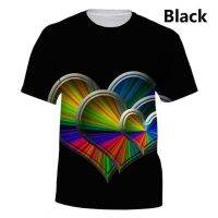 ใหม่ Rainbow 3D พิมพ์เสื้อยืดสำหรับผู้ชายผู้หญิงแนวโน้มที่น่าสนใจและนวนิยาย