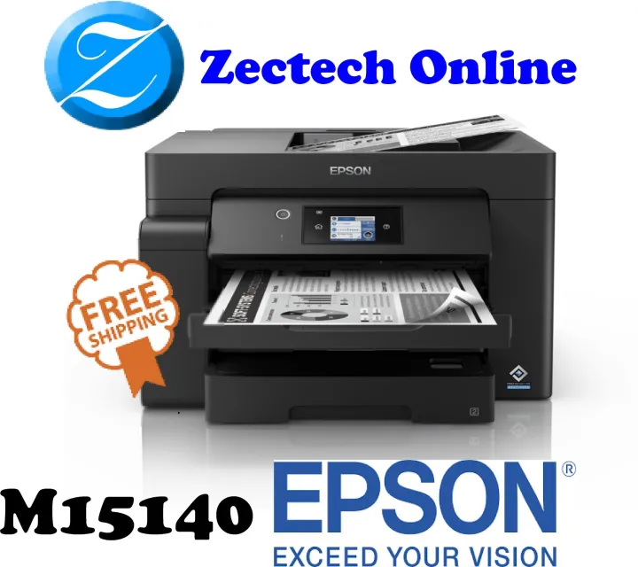 EPSON EcoTank Monochrome M15140 A3 Wi-Fi Duplex All-in-One Ink Tank ...