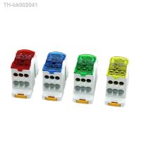 ♣ Distribution UKK Series Unipolar Junction Box One In Several Out Power Wire Electrical Connector Din Rail Terminal Block 80-500A