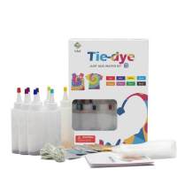 Tie Dye Kit DIY Tye Dye Set Tie Dye Party Supplies Contain Bottles Pigments Rubber Bands and Gloves for Craft Arts Fabric Textile Handmade Project special