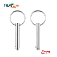 2X 8mm BSET MATEL Marine Grade Quick Release Ball Pin for Boat Bimini Top Deck Hinge Marine Stainless Steel 316 Boat Accessories Accessories