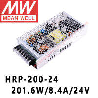 Mean Well HRP-200-24 Meanwell 24V 8.4A 201.6W DC เอาต์พุตเดี่ยวพร้อมฟังก์ชั่น PFC Switching Power Supply ร้านค้าออนไลน์