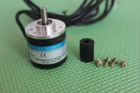 Encoder 600P R Encoder แบบโรตารี่ที่เพิ่มขึ้น AB Phase Encoder 6Mm Shaft W Coupling