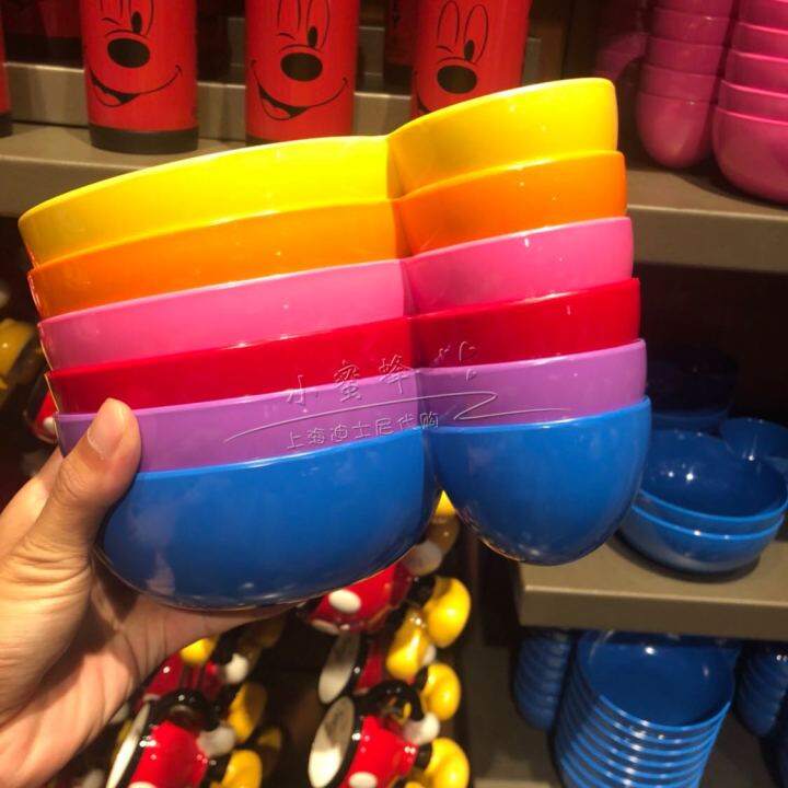 Shanghai Disneyland domestic purchasing Mickey small bowl Minnie soup