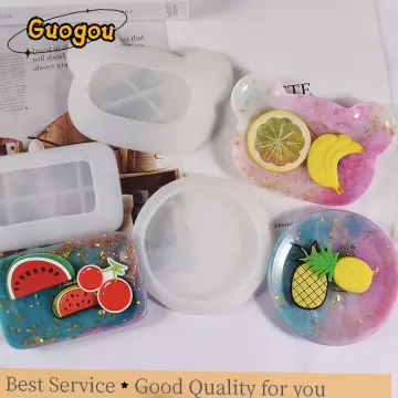 Silicone Pineapple Jewelry Dish Resin Casting Mold Fruit Snack Tray Epoxy  Mould