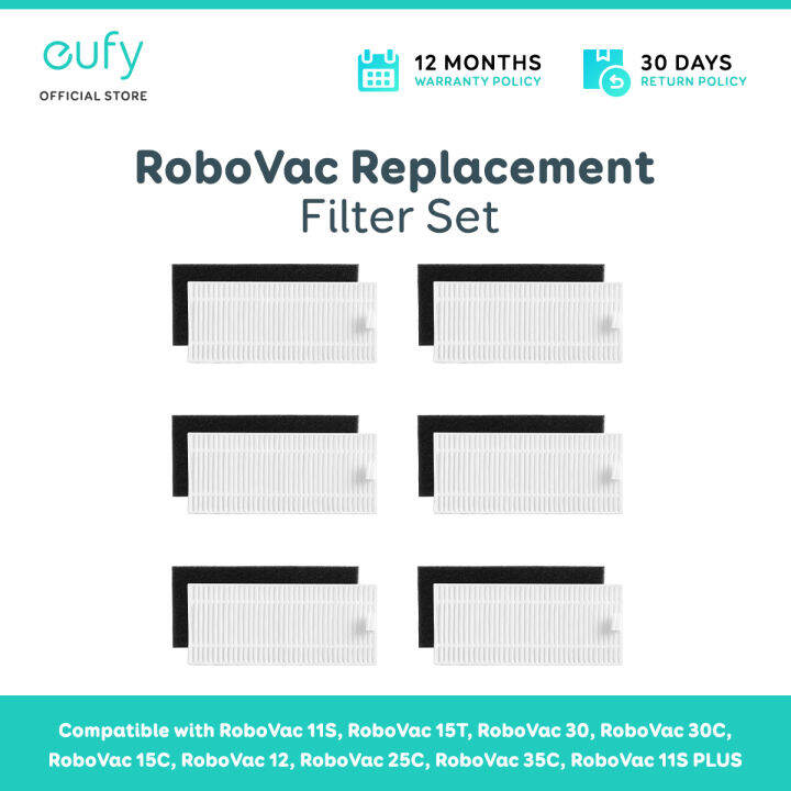 eufy by Anker RoboVac Replacement Filter Set, Robot Vacuum Accessories