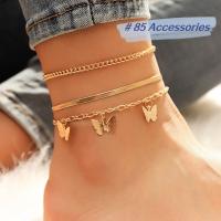 【CW】۞✇  Origin Snake Chain Womens Anklet the Leg Fashion Accessories Not Allergic ZN00126