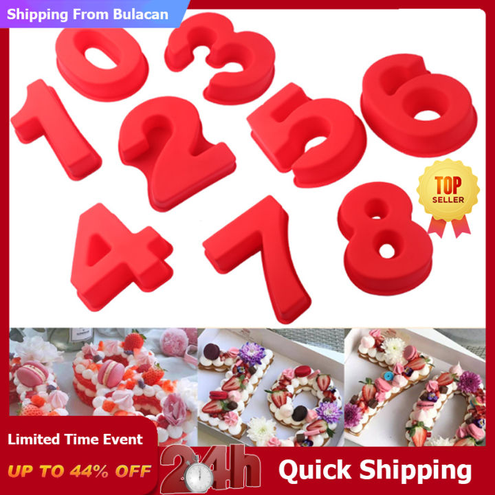 Numbers Shape Silicone Baking Mold