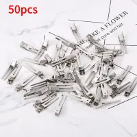 Hairdressing Double Prong Pin Curl Setting Section Metal Alligator Clips Hairpins