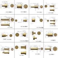 5PCS 2.0 3.0 4.0 6.0 MM Pogo Pin Connectors High Current Copper Pillar Lathe Parts Probe Conductive Test Pin No Springs Female