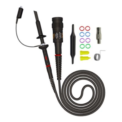 Oscilloscope Clip Probes 200MHz Fully Insulated BNC End Probe with Accessories Kit 1X 10X