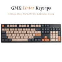 142 Keys GMK Ishtar Keycaps Cherry Profile PBT Dye Sublimation Mechanical Keyboard Keycap For MX Switch 61/64/68/87/980