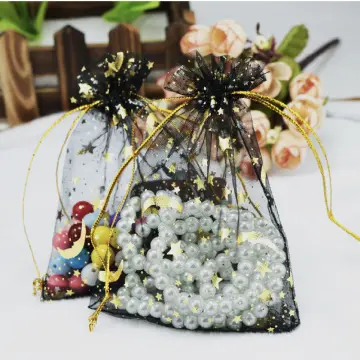 50 Pcs. Drawstring Organza Bags, Wedding Party Favor Gift Pouch, Chocolate  Mesh Candy Gift Jewelry Organza Bag, Sachet Bags Small Sheer Organza Pouches  - Festival (10X14, 50) : Amazon.in: Jewellery