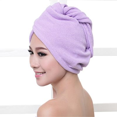 【VV】 Microfibre After Shower Hair Drying Wrap Lady  39;s Dry Hat Cap Turban Womens Bathing Tools 1pcs
