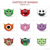 Garten หน้ากากพิมพ์ลายการ์ตูน Banban YB3,BY3คอสเพลย์ผ้าไหมน้ำแข็งสีทึบไม่มีรอย