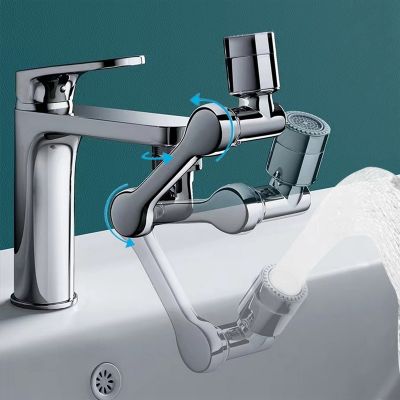 ❍ Filter Aerator Bubbler Splash Robotic Rotatable Faucets Universal Faucet Arm 1080° Kitchen Extender Nozzle Plastic Washbasin