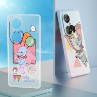 ฟิลิปเดอร์ช็อป Dumbo น่ารักดิสนีย์เคสโทรศัพท์รูปการ์ตูนสำหรับ Huawei P40 P50 P30 P20 Lite 5G Nova Plus 9 SE Pro Y9S Prime Honor 9X โปร่งแสง