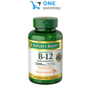Viên uống Nature s Bounty Vitamin B12 2500mcg 300 viên của Mỹ