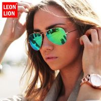 【YF】◆✳  LeonLion 2023 Mirror Sunglasses Women/Men Brand Designer Luxury Glasses Outdoor Driving Oculos De Sol