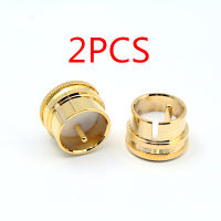 2Pcs SilverGold Plated Copper XLR Plug Protector Dust Cap Shielded Anti-Oxidation For Noise Stopper Hifi Audio Accessories