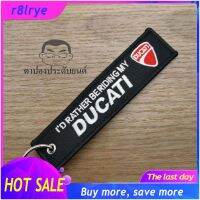 【Big Sale】(งานปัก) พวงกุญแจผ้า ซิ่ง ยาว15เซน บรรจุ1อัน DUCATI