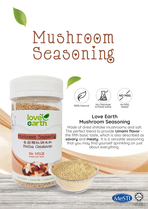 Mushroom Seasoning (Halal & 100 Natural) 150g Lazada