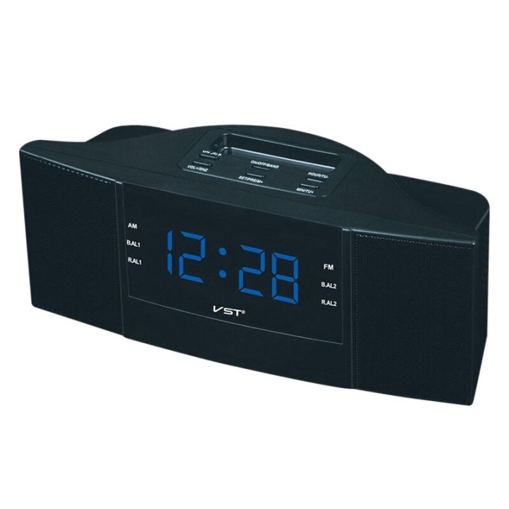 worth-buy-ระบบเตือนภัยแบบดูอัล-vst-907สวยงามนาฬิกาติดตามการนอน-am-fm-วิทยุพร้อมจอแสดงผล-led-ปลั๊กยุโรป