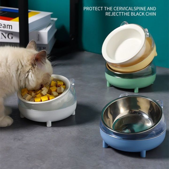 safe-neck-cat-dog-bowl-15-degrees-raised-stainless-steel-kitten-food-bowls-non-slip-crash-elevated-puppy-cat-feeding-supplies
