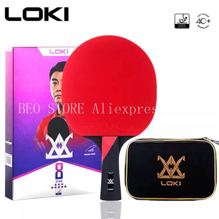 LOKI 8 Star High Sticky Table Tennis Racket Professional PingPong Bat