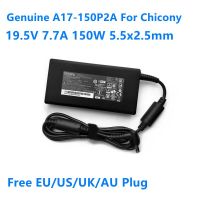 2023ของแท้19.5V 7.7A 150W Chicony อะแดปเตอร์แหล่งกระจายไฟ AC A150A021P A17-150P2A สำหรับ GS60ผี PRO-052 GS70 Charger Laptop GS63VR