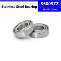 ◑◄☸ 10pcs/lot S6005ZZ 25x47x12mm Stainless Steel Deep Groove Ball Bearing 25x47x12mm S6005ZZ SB6005ZZ S6005