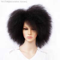 Amir Synthetic Kinky Curly Wig Short Afro Wigs Black Brown Red Color 6inch Short Wig for Women [ Hot sell ] Decoration Center