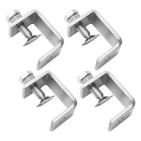 1/2/4PCS Stainless Steel C Clamp Jaw Tiger Clamp Clip U Steel Pipe Fixture For Welding Carpenter Heavy Woodworking Desk Clamp