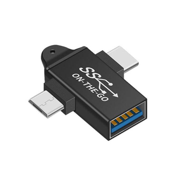 USB C to USB 3.0 OTG Converter USB 2 in 1 Type C MicroOTG Adapter Lazada
