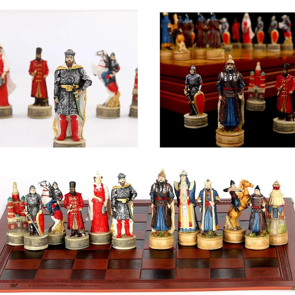 Samurai Historical Figures Theme Chess Painted Chess Piece Skin Board Go Chess  Set Luxury Table Game Toy Gift Checkers - Temu