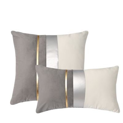 hot！【DT】✶✗  Luxury Cushion Cover 45x45cm 30x50cm Patchwork Sofa Pillows Design