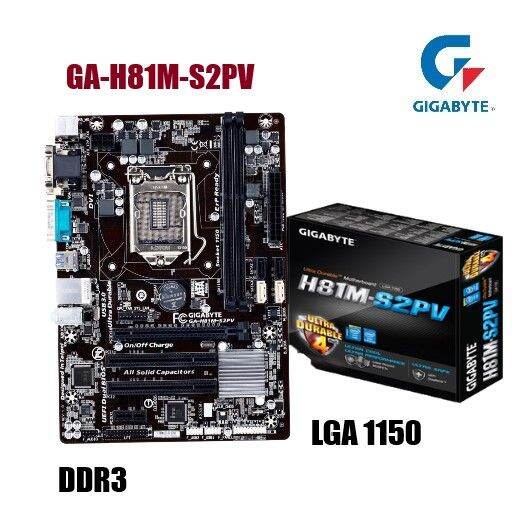 เมนบอร์ด/GIGABYTE GAH81MS2PV/SOCKET1150/DDR3/GEN 4 Lazada.co.th