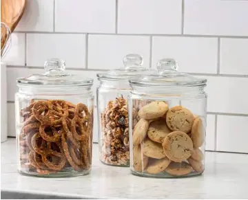 Glass Jars With Airtight Lids, Candy Jars, Food Storage Containers, Bamboo  Lid Storage Jar, Biscuit Storage Jar, Spice Bottle, Spice Jar, Seasoning  Bottle, Milk Sugar Can, Clear Jars, For Tea, Coffee, Spice