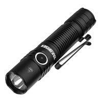 Yakorsei GD12 Powerful Tactical Flashlight 18650 SST40 1600lm Bright Torch with Dual Switch Power Indicator ATR Battery Included