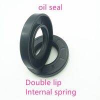 NBR framework oil seal TC15  16 17 18*28*4.5  5.5 6  6.5  7 8  9  10 double lip with clamp spring Gas Stove Parts Accessories