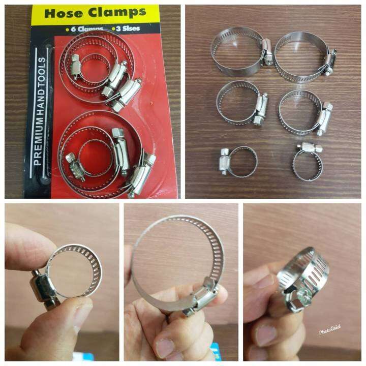 hose-clamps-เข็มขัดรัดท่อแสตนเลส-สำหรับงานรัดท่อสายยาง-ท่อพีวีซีให้มีความแน่นหนามากขึ้น-ป้องกันการรั่วซึม