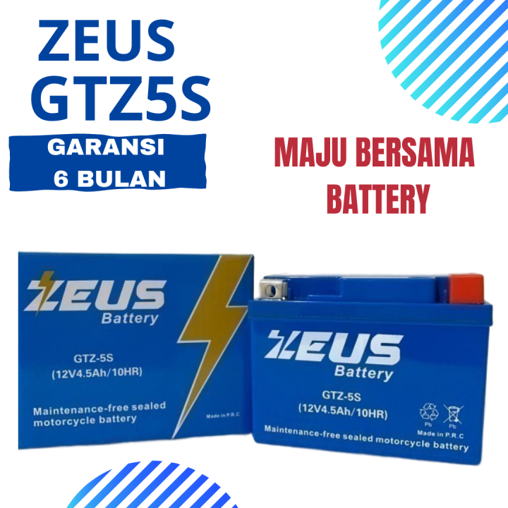 Aki Motor Honda Verza GTZ5S Aki Gel Aki MF Aki Kering Zeus High Spec
