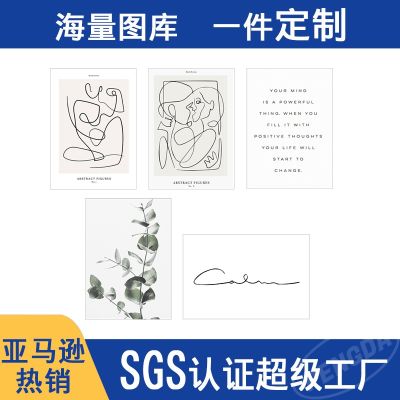 [COD] poster room wall art simple living decoration painting cross-border core wholesale inkjet frameless factory