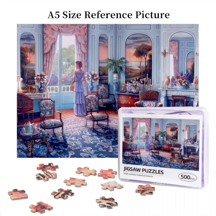 romantic-reminiscence-wooden-jigsaw-puzzle-500-pieces-educational-toy-painting-art-decor-decompression-toys-500pcs