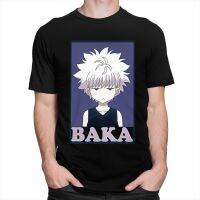 เสื้อแฟชั่นผญ Hsome Hunter X ฮันเตอร์เสื้อยืดยอดนิยม Camisas Hombre พรีเมี่ยมผ้าฝ้าย Killua Zoldyck Baka เสื้อยืดสันทนาก