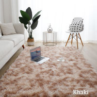 Fluffy Carpet for Living Room Thick Velvet Rug Kids Bedroom Bedside Rugs Soft Square Tie Dye Carpets Sofa Table Home Decor Mat